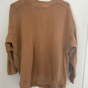 Aerie Warm Tan Knit Sweater